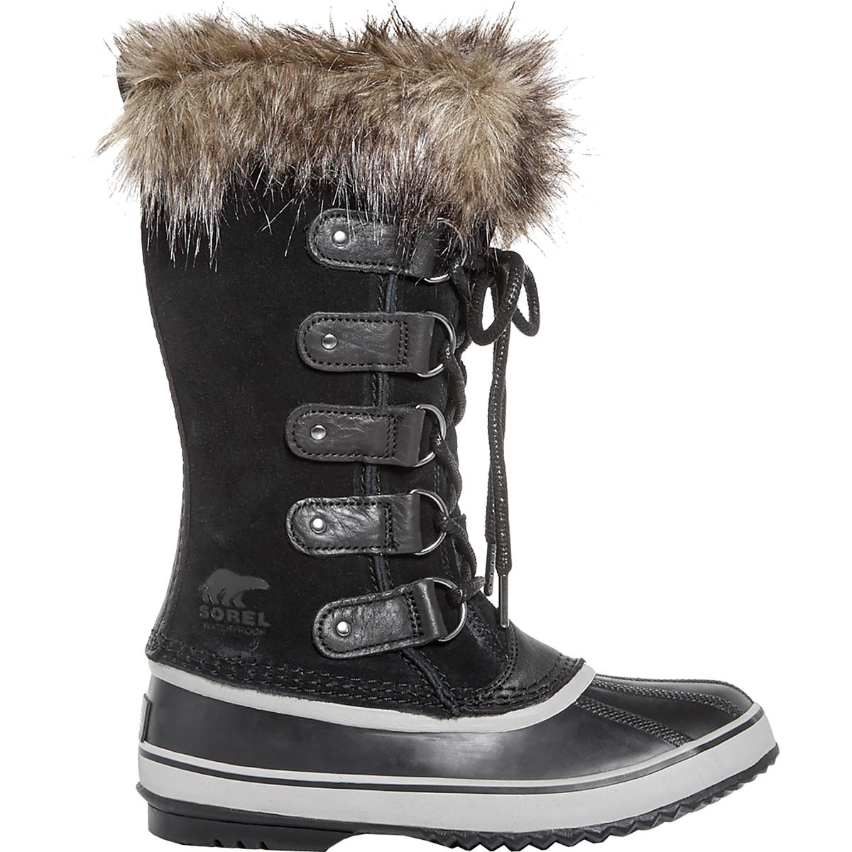 Sorel Womens Joan of Arctic Black Winter Boots Shoes 7 Medium (B,M ...