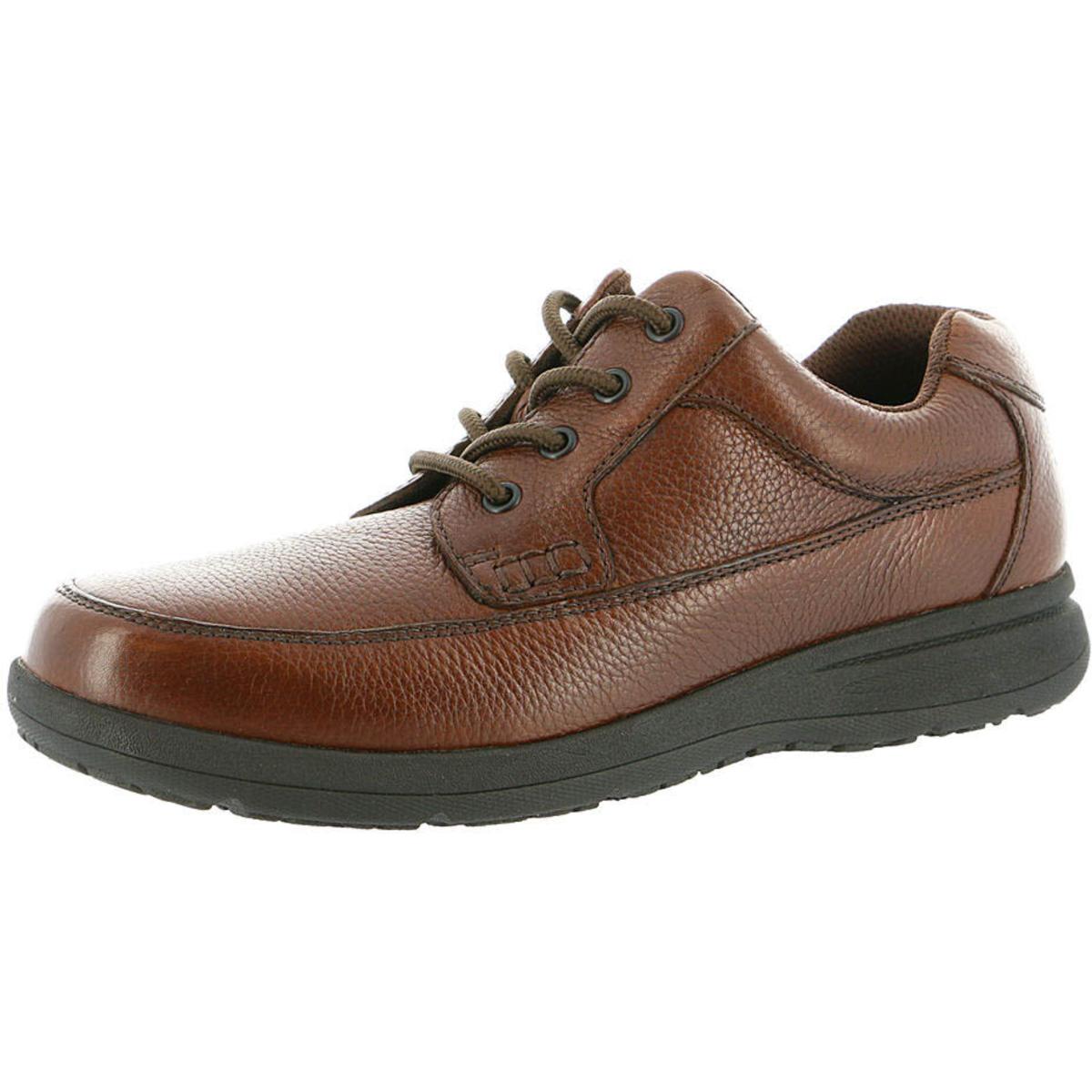 Nunn Bush Mens Cam Brown Leather Lace-Up Oxfords Shoes 8 Medium (D ...