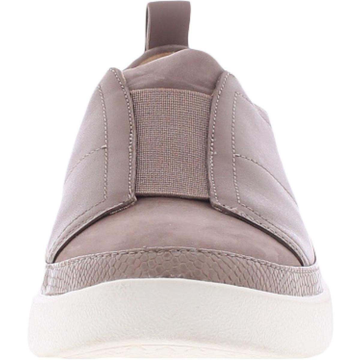 Vionic Womens Zinah Leather Lifestyle Fashion Slip-On Sneakers Shoes BHFO 4937
