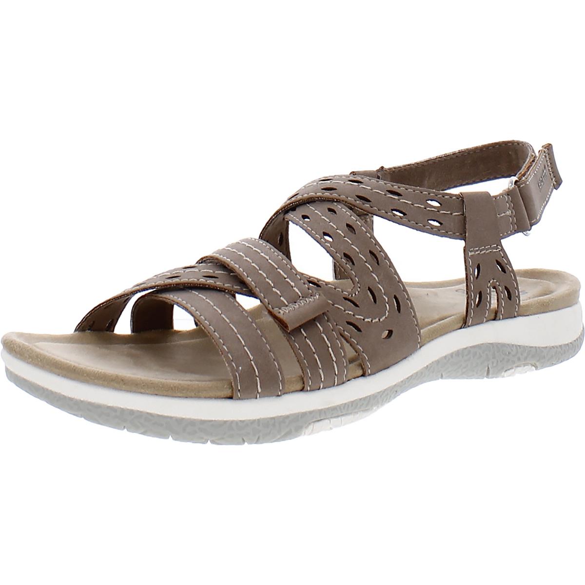 Earth Origins Sandal Womens 10M Brown Sizzle Slide Open Toe Casual Leather  | eBay