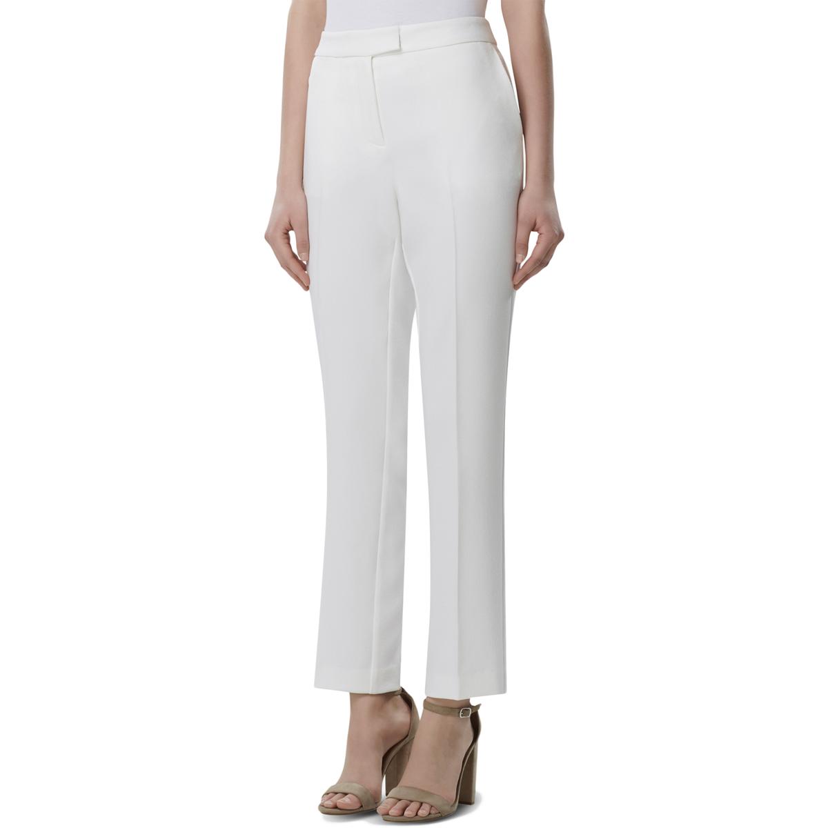 ivory straight leg pants