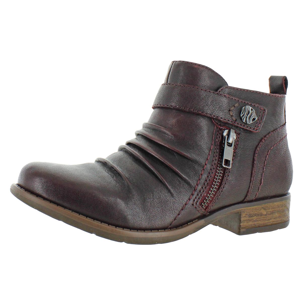 Earth Womens Brook Leather Cushioned Ankle Booties Shoes BHFO 2620 | eBay