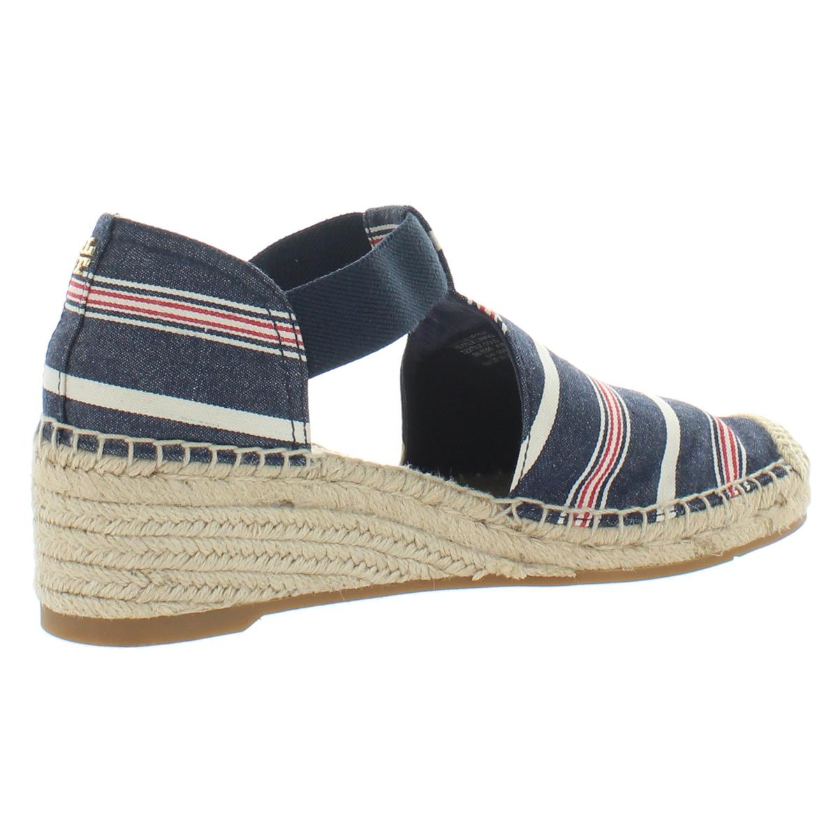 Tory Burch Womens Catalina 3 Navy Espadrilles Shoes 9 Medium (B,M) BHFO ...