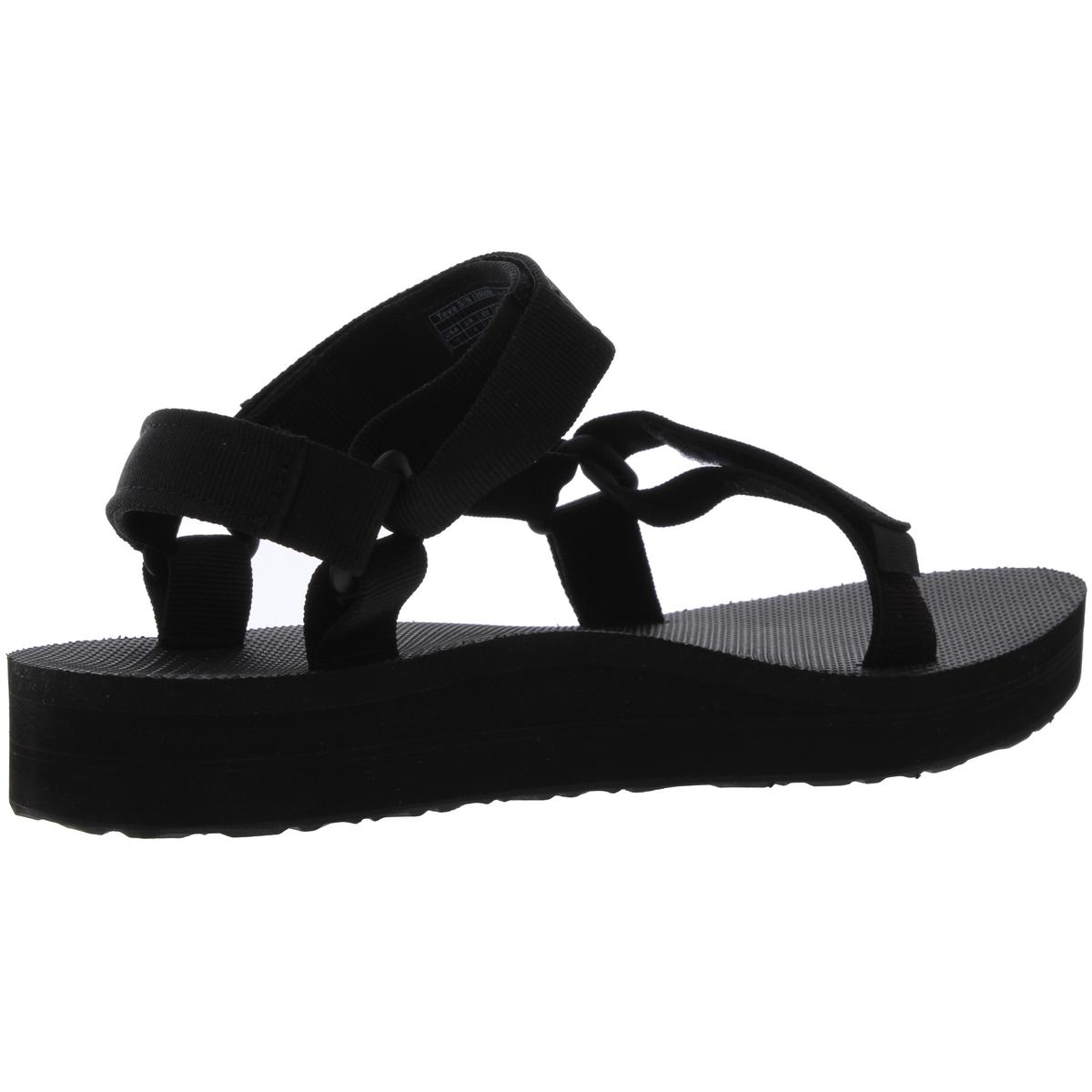 black sport sandals