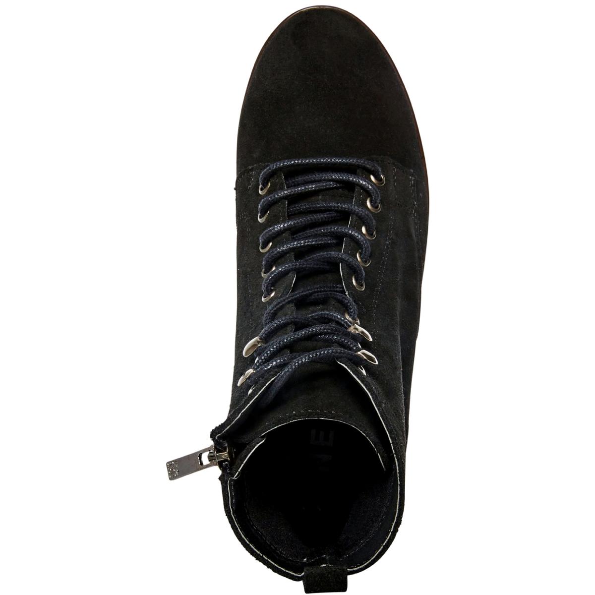 Anne Klein Womens Abott Water Resistant Platform Motorcycle Boots BHFO 5576