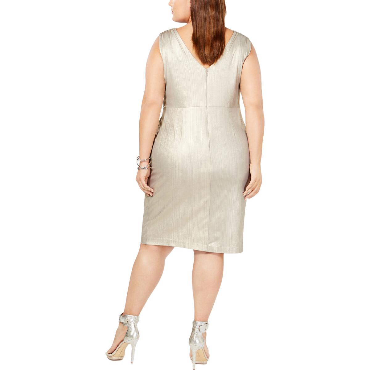 calvin klein gold gown