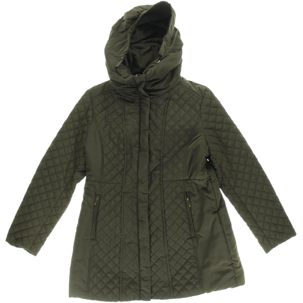 Jones New York 9714 Womens Quilted Hooded Outerwear Coat Jacket BHFO | eBay