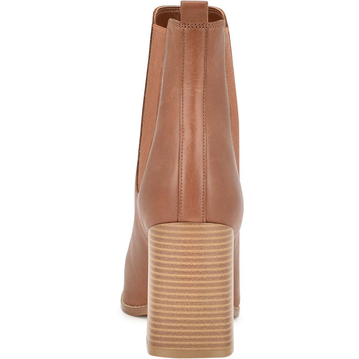 Nine West Tobin Damen-Chelsea-Stiefeletten Leder Stretch Schuhe BHFO 0510 - Bild 6 von 6