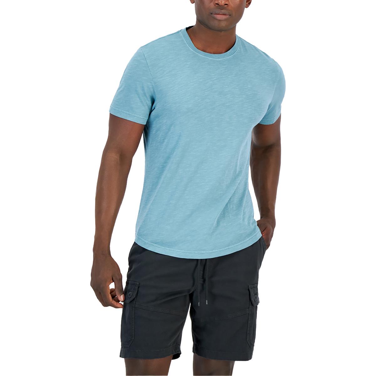 Sun + Stone Mens Cotton Short Sleeve Slub T-Shirt BHFO 9420