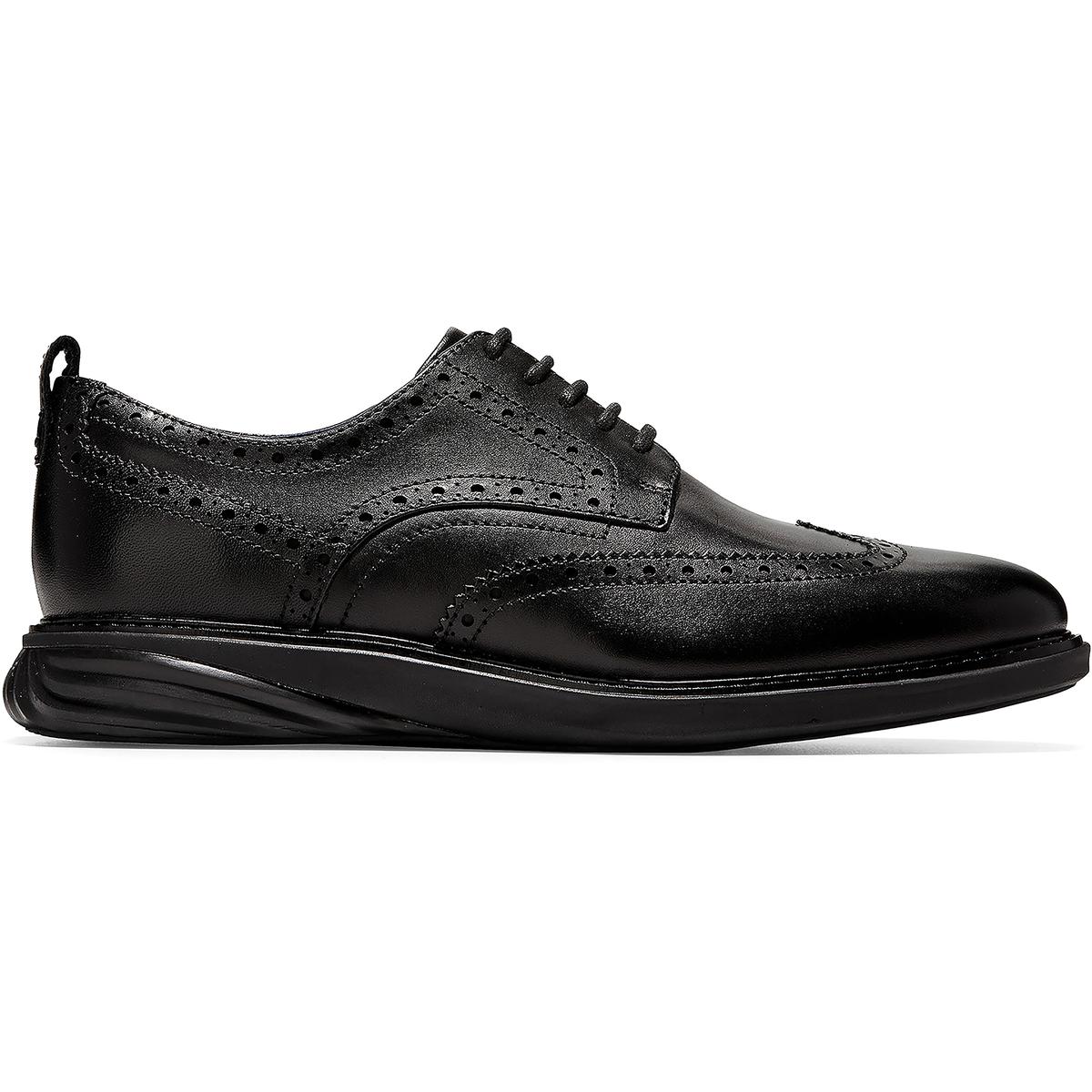 Cole Haan Mens Grand Evolution Black Brogue Oxfords Shoes 11 Wide (E ...