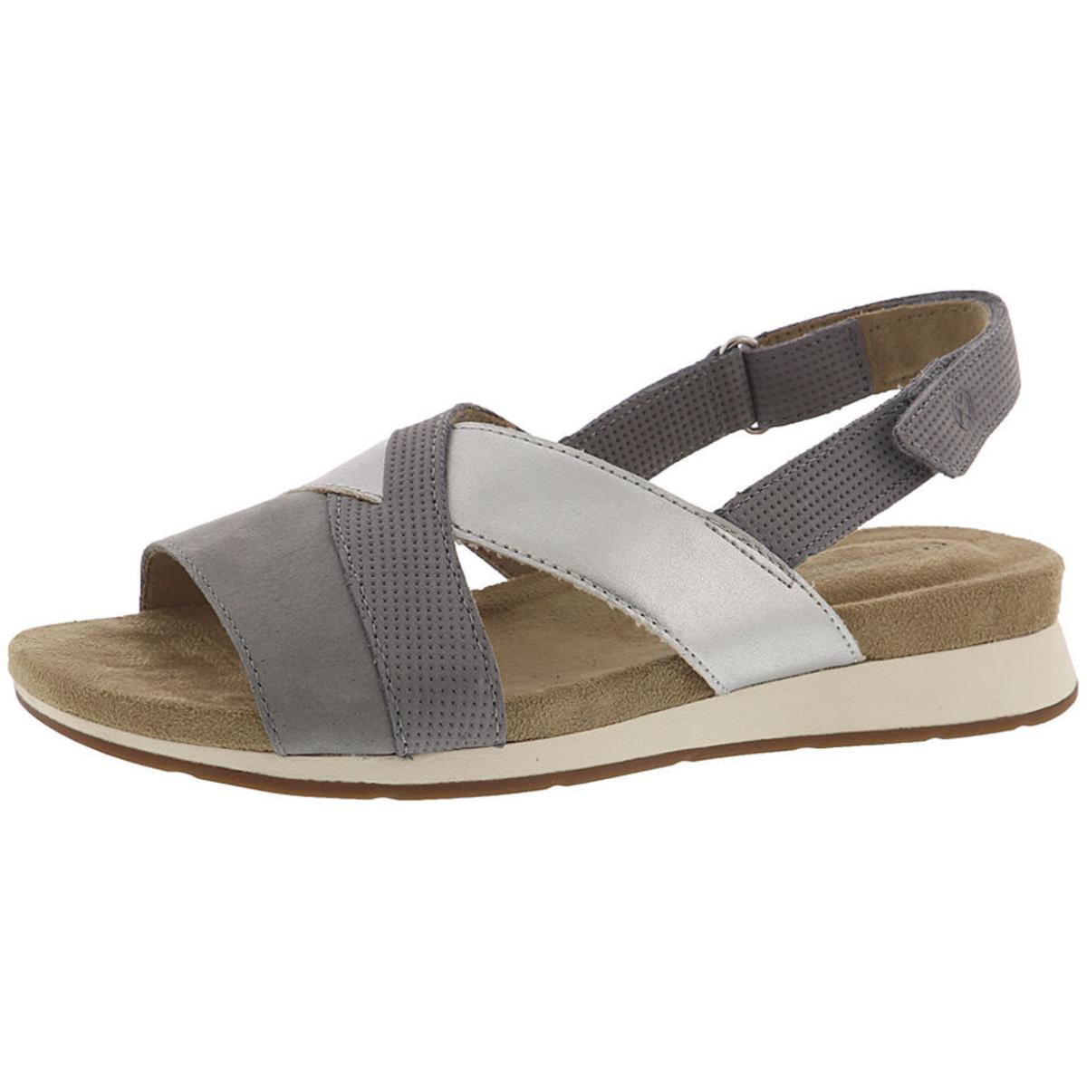 Hush Puppies Womens Pepper Gray Slingback Sandals Shoes 7 Wide (C,D,W ...