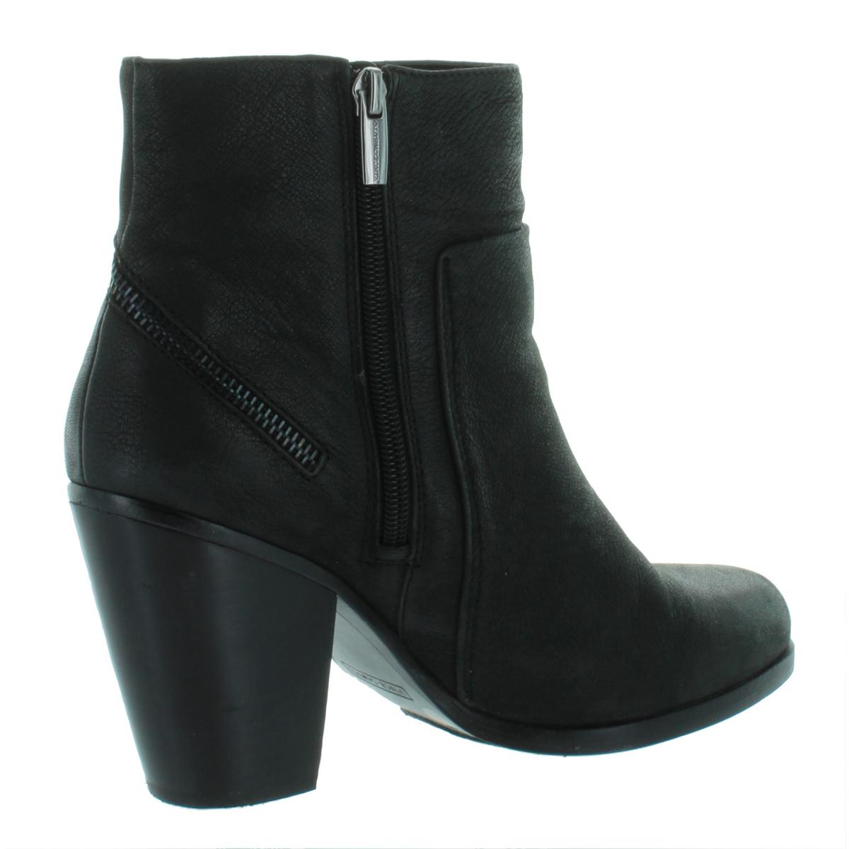 vince camuto black high heel boots