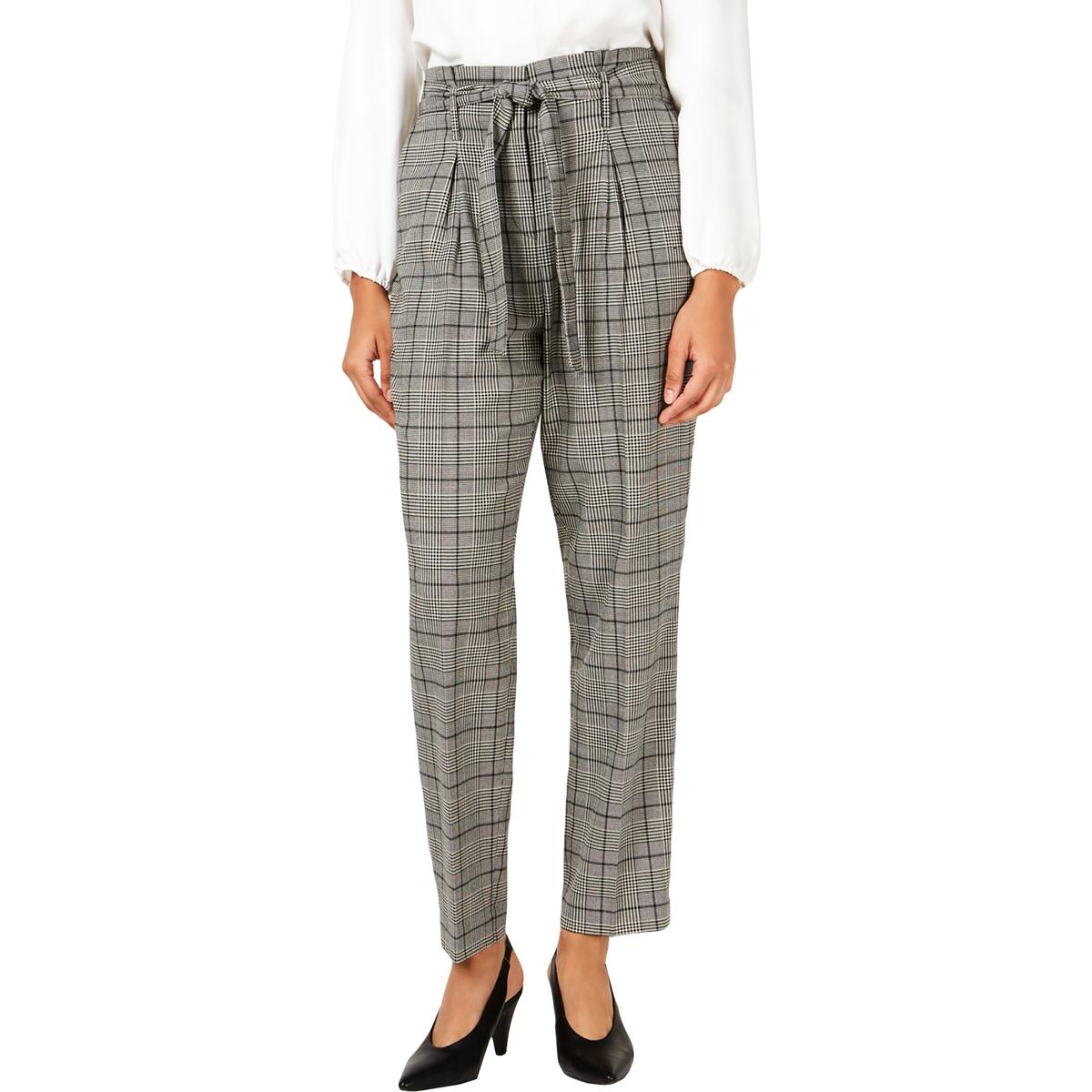 black and white striped tie pants