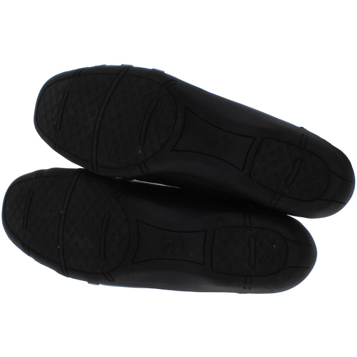 womens black slip on flats