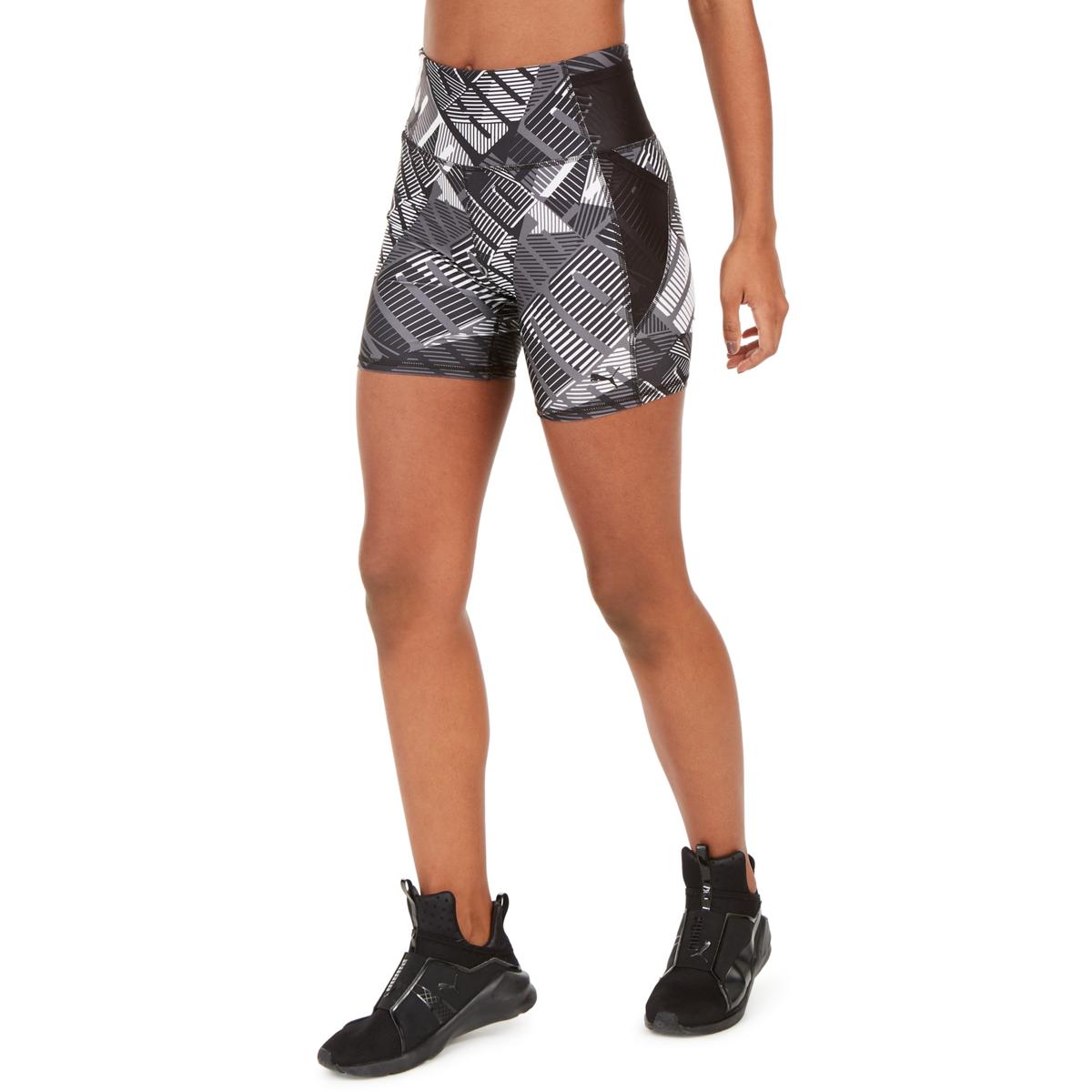 Puma Womens Be Bold B/W Fitness Activewear Workout Shorts