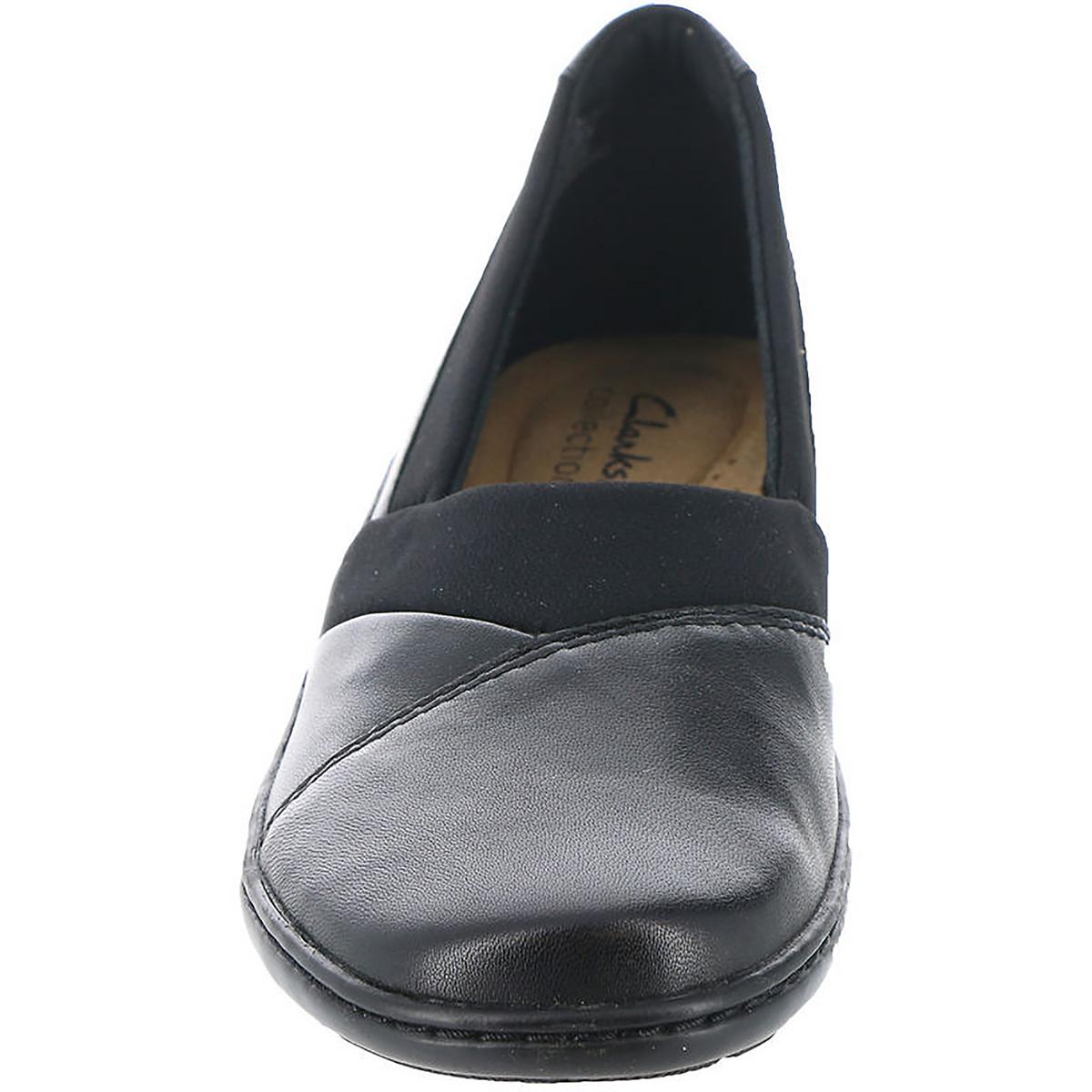 Clarks Womens Cora Charm Leather Slip On Round Toe Loafers Shoes BHFO ...