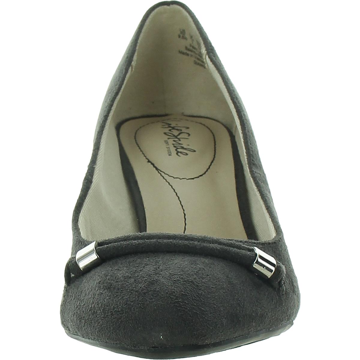LifeStride Womens Block Heel Round Toe Slip On Pumps Shoes BHFO 2985 - Picture 6 of 6