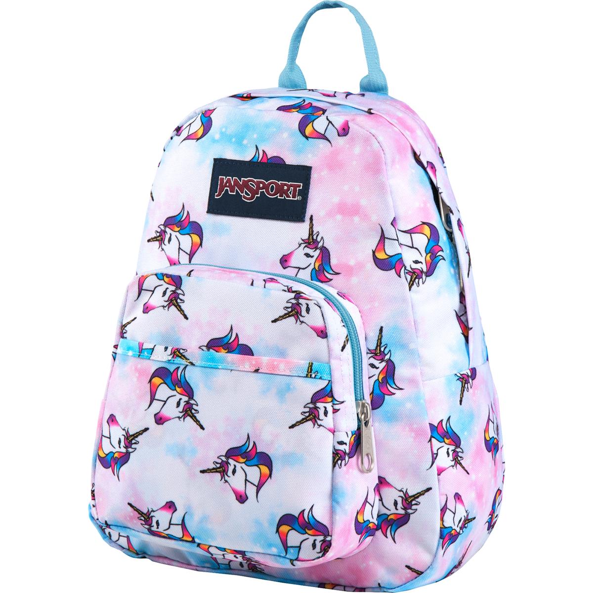 Jansport Womens Half Pint Pink Graphic Mini Bag Backpack O/S BHFO 0828