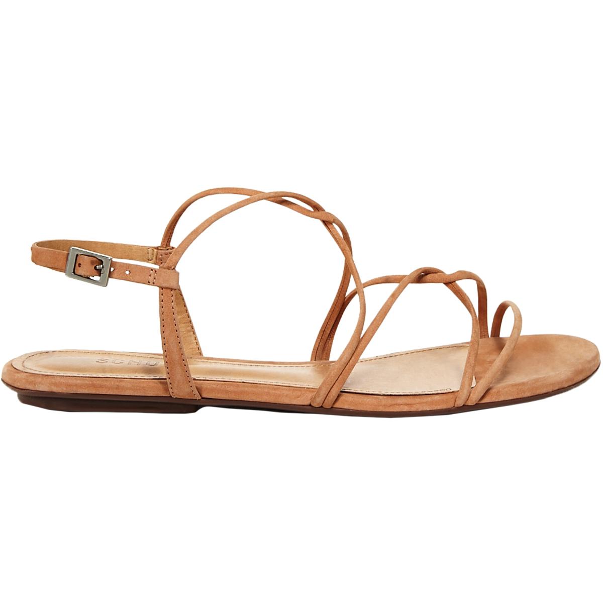 Schutz Womens Sandalia Strappy Ankle Strap Flat Dress Sandals Shoes BHFO 4479 | eBay