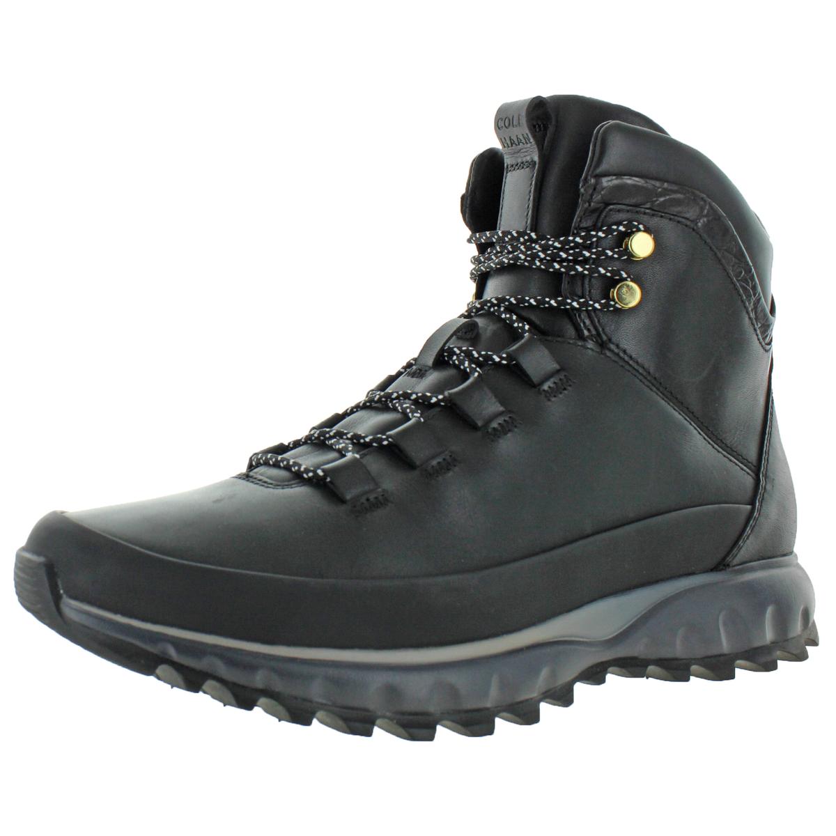 mens black walking boots uk