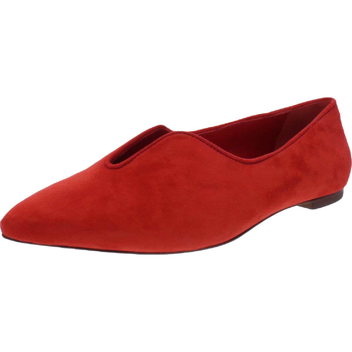 Tory burch red flat shoes sale