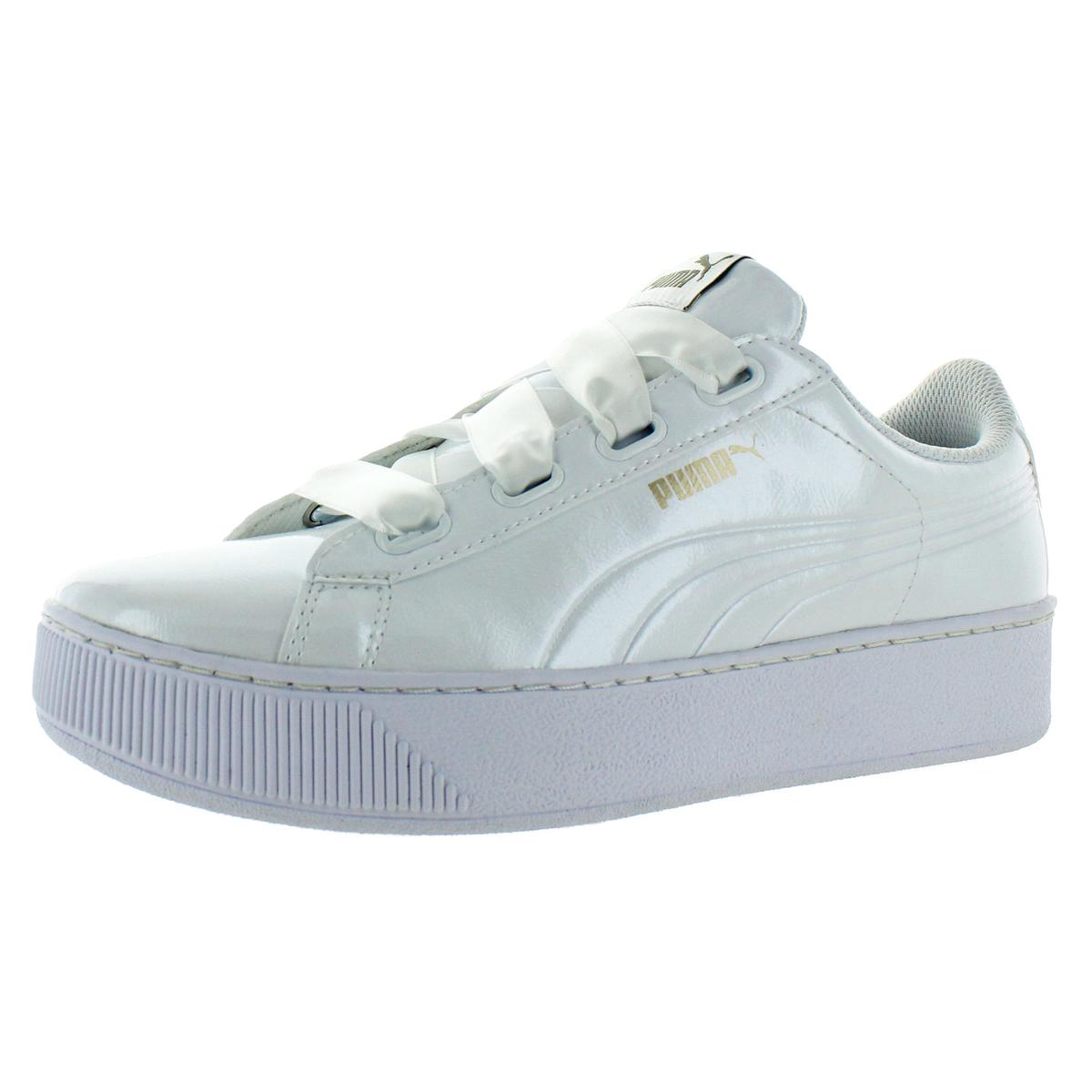 puma women's vikky platform ribbon p sneaker