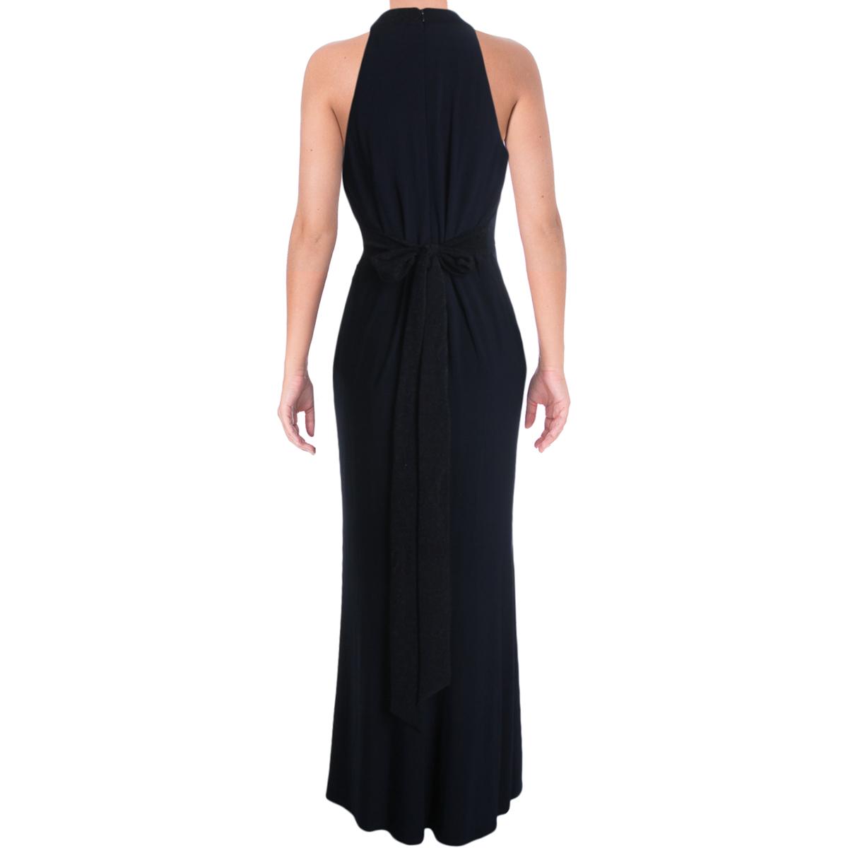 Lauren Ralph Lauren Womens Jennylynn Navy Formal Evening Dress Gown 4 ...