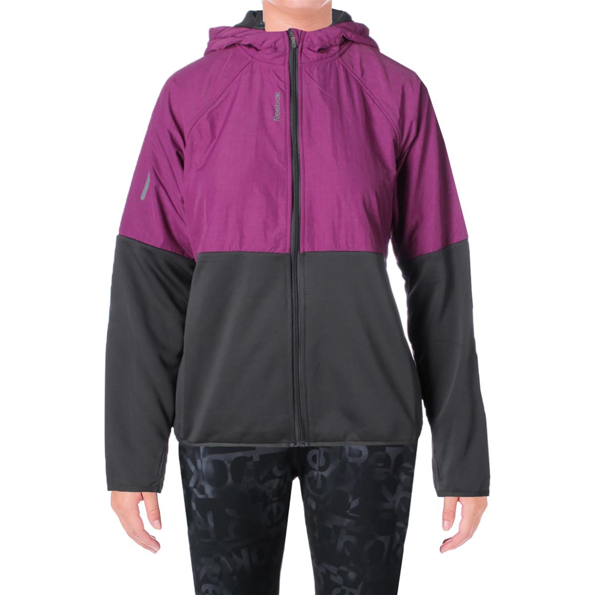 reebok crossfit jacket womens purple