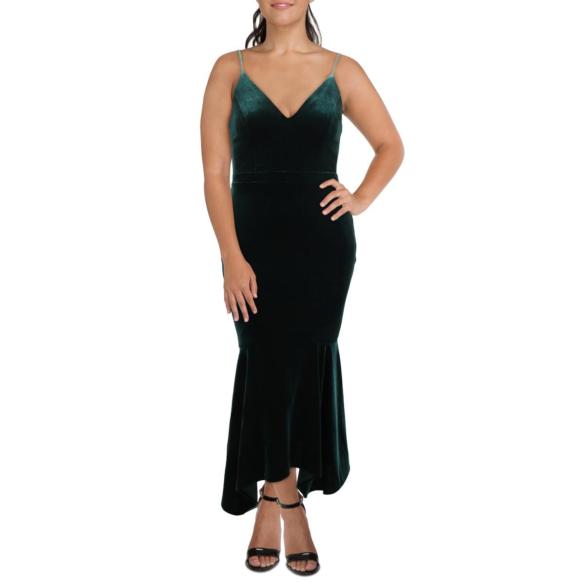 Длинное вечернее платье Aqua Womens на молнии BHFO 0658