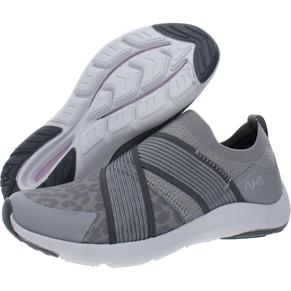 Ryka Womens Empower Gray Athletic and Training Shoes 6.5 Wide (C,D,W) BHFO  1416