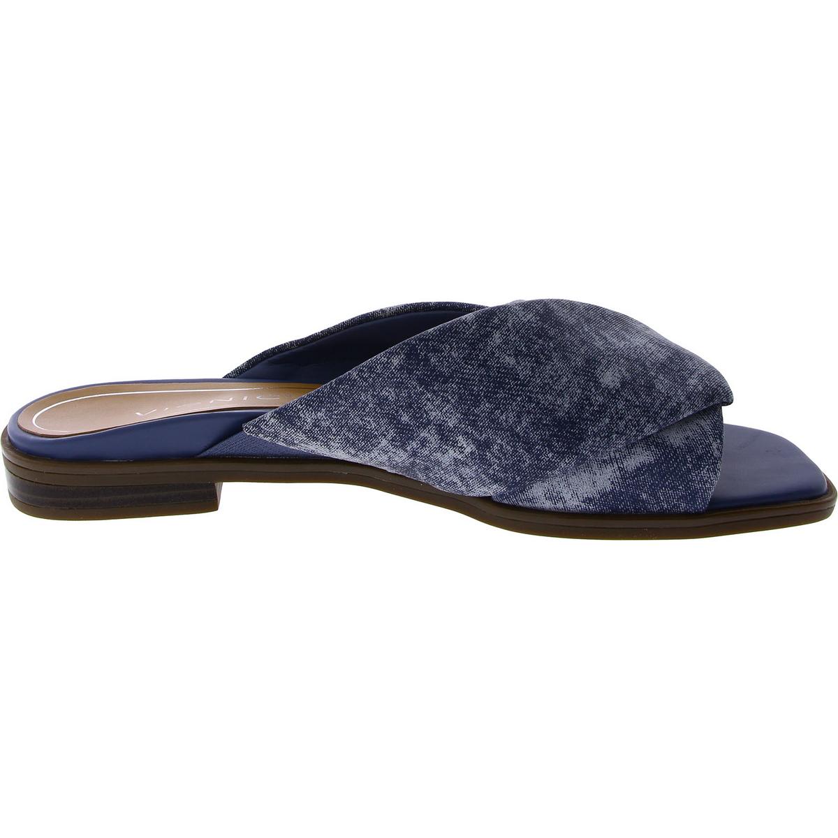 Vionic Womens Miramar Criss-Cross Peep-Toe Slip-On Slide Sandals Shoes BHFO 4056 - Picture 8 of 12
