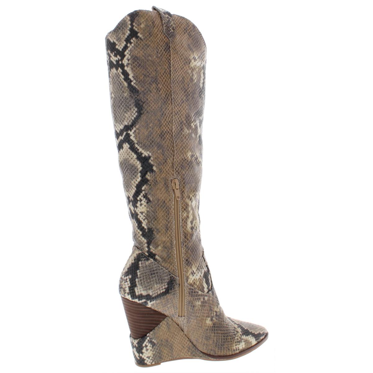 Jessica Simpson Women's Havrie Western Wedge Tall Knee-High Boot | eBay