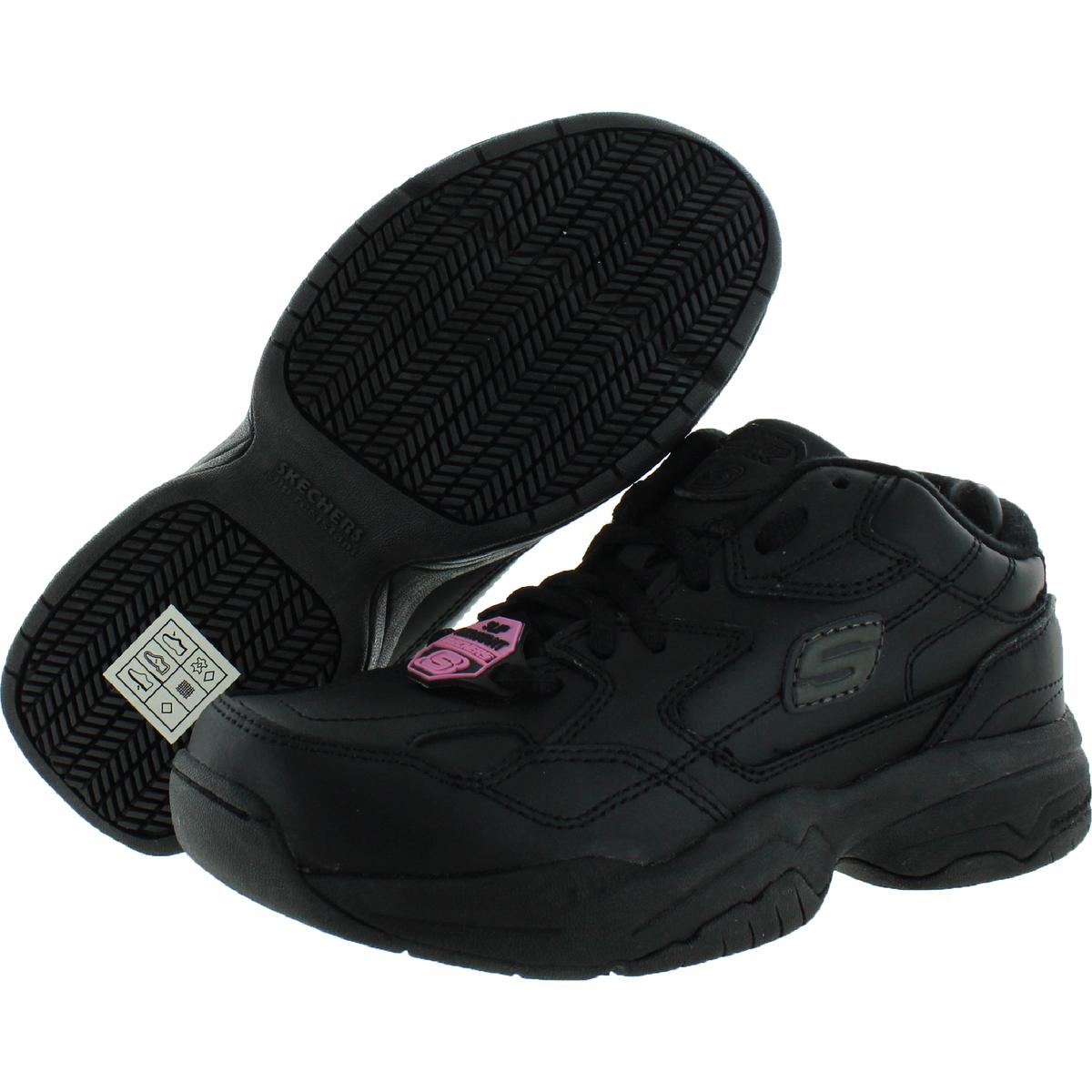 leather skechers womens trainers