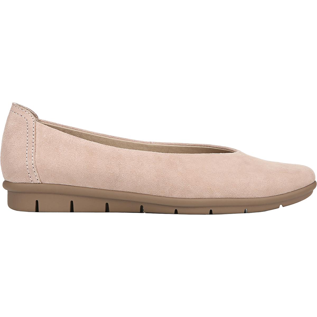 SOUL Naturalizer Womens Leyla Pink Suede Flats Shoes 8 Medium (B,M ...