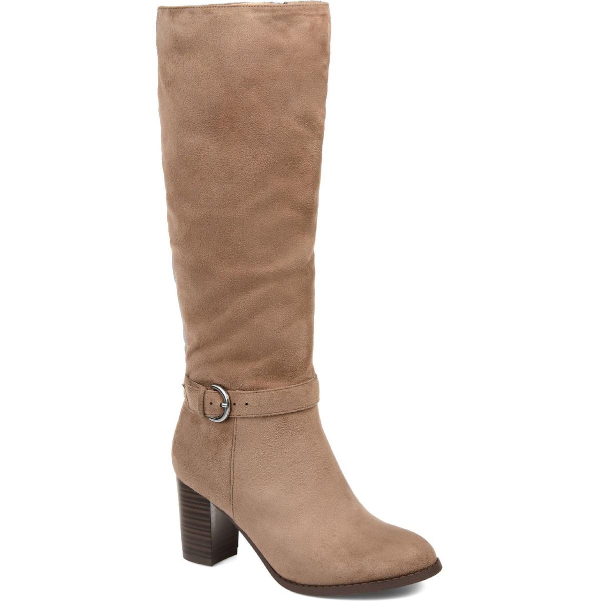 journee collection womens extra wide calf knee high riding boots