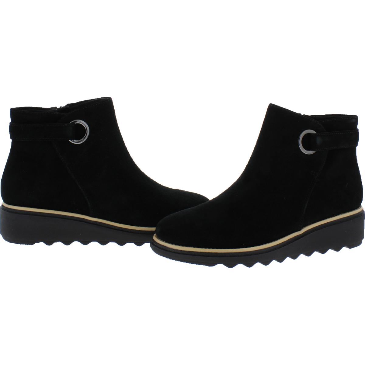 clark sharon hop wedge bootie