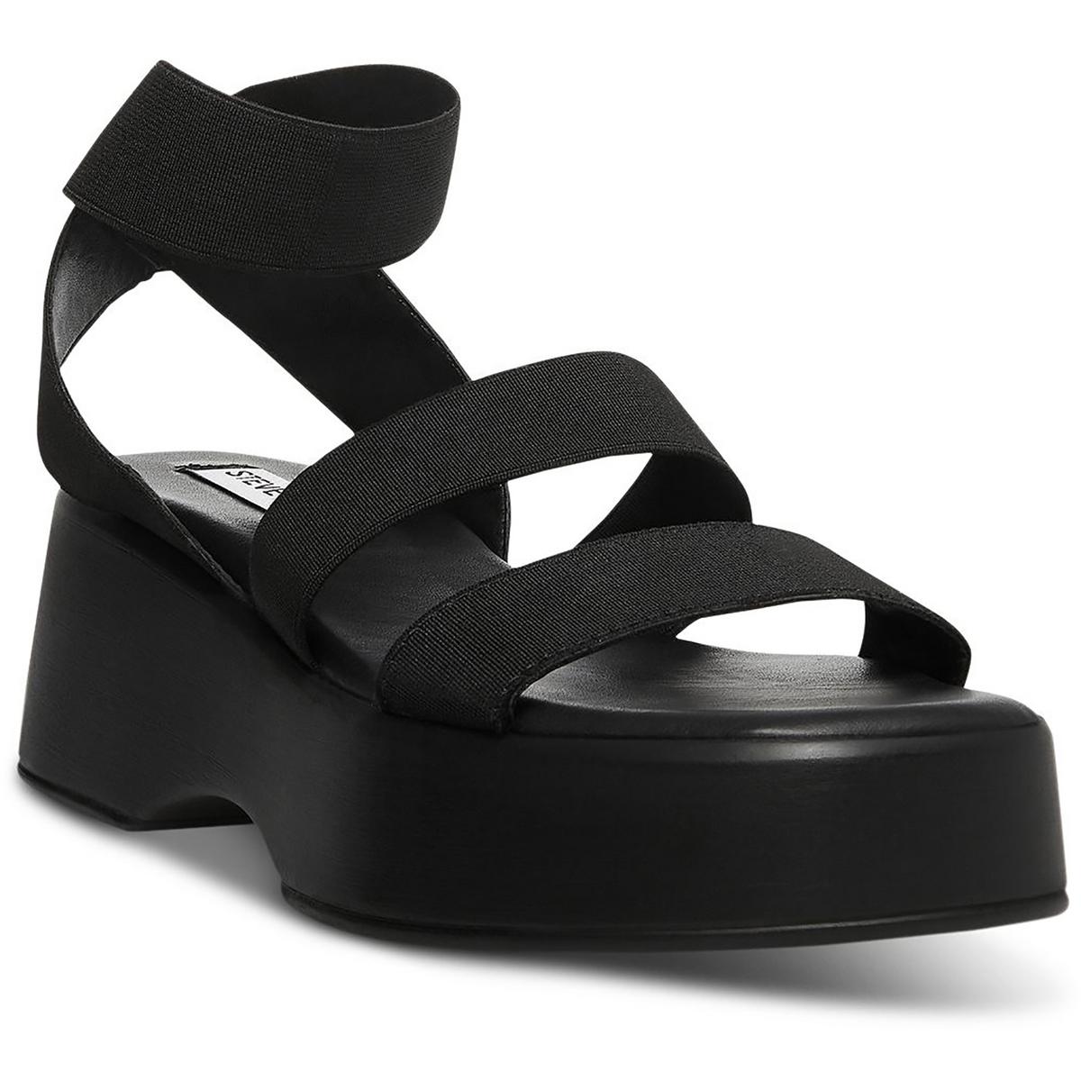Steve Madden Womens Sashes Cork Ankle Strap Flatform Sandals Sandals BHFO 9086 - Picture 7 of 12