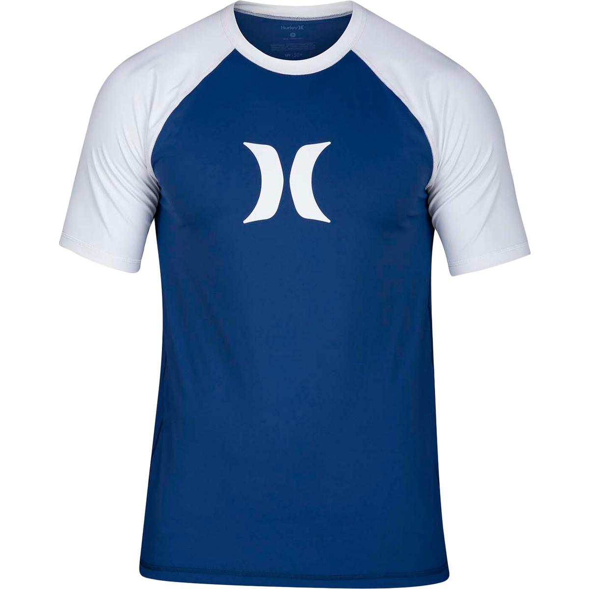 Hurley Mens Blue Logo Surf UPF 50 Plus Rashguard XXL BHFO ...