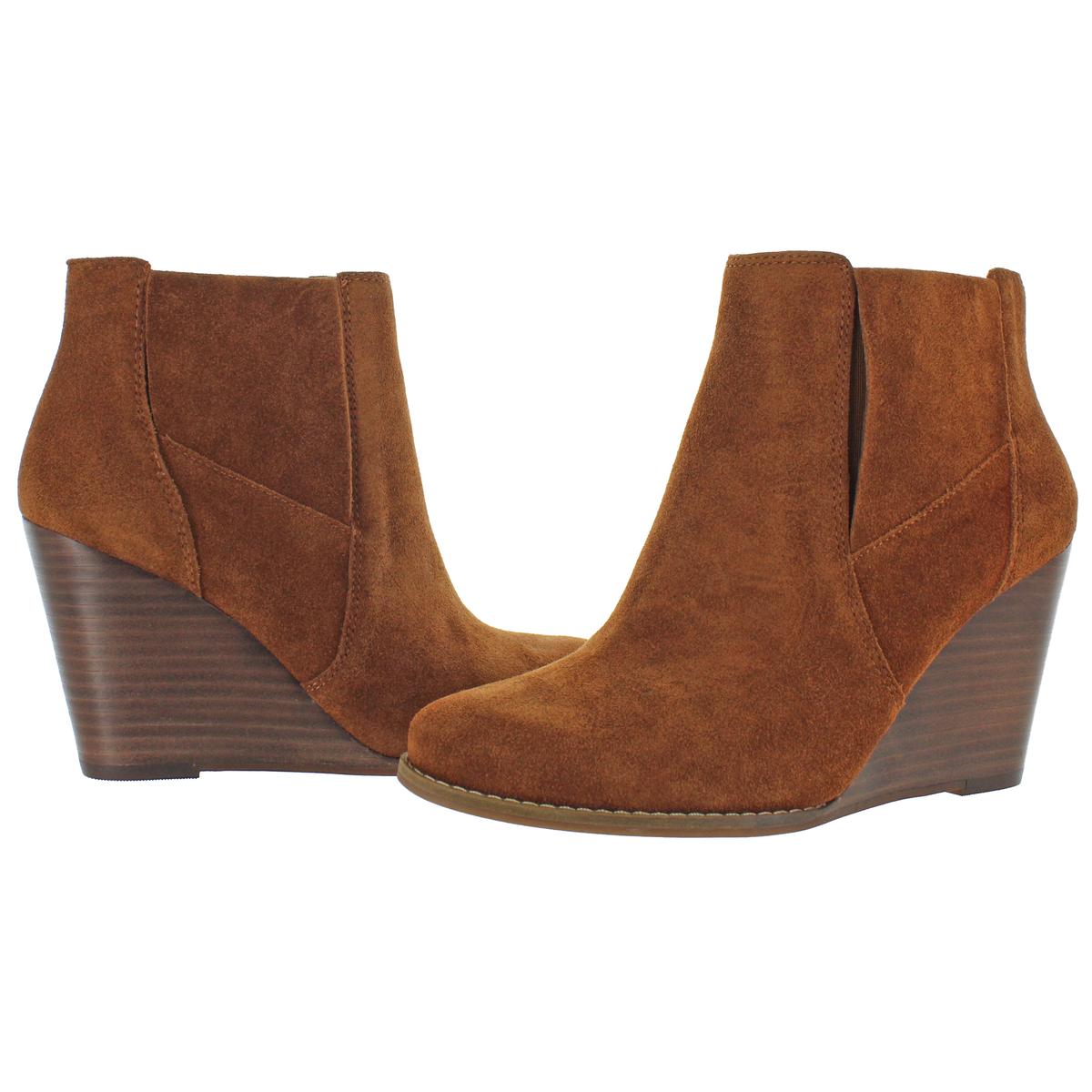 jessica simpson suede wedge booties