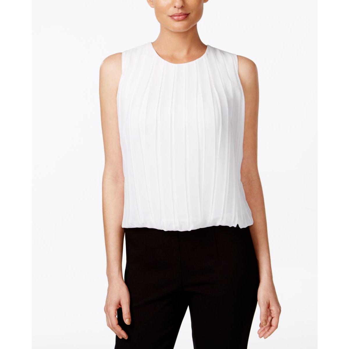 calvin klein sleeveless tops