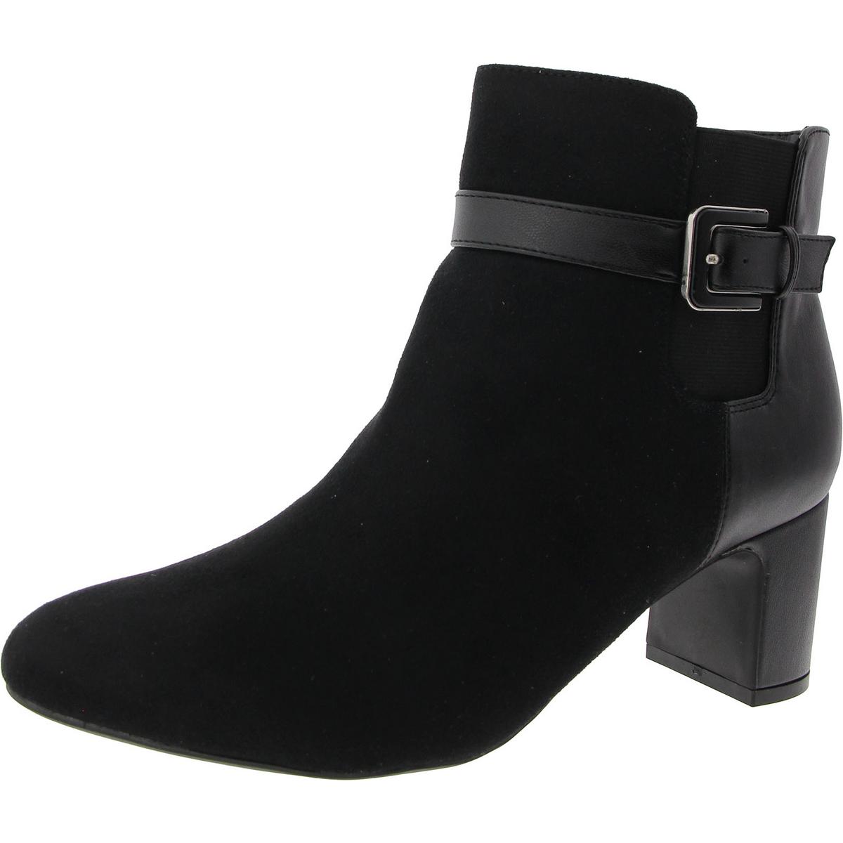Женские ботильоны LifeStride Truly Black с поясом шириной 8 см (C, D, W) BHFO 4852