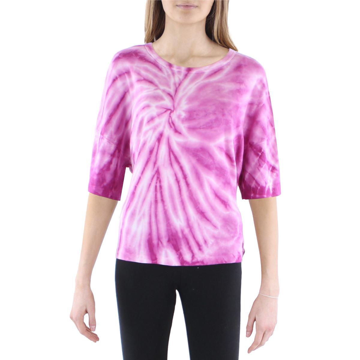 Anthropologie Maronie Womens Tie Dye Knit Cozy T-Shirt Top BHFO 5078