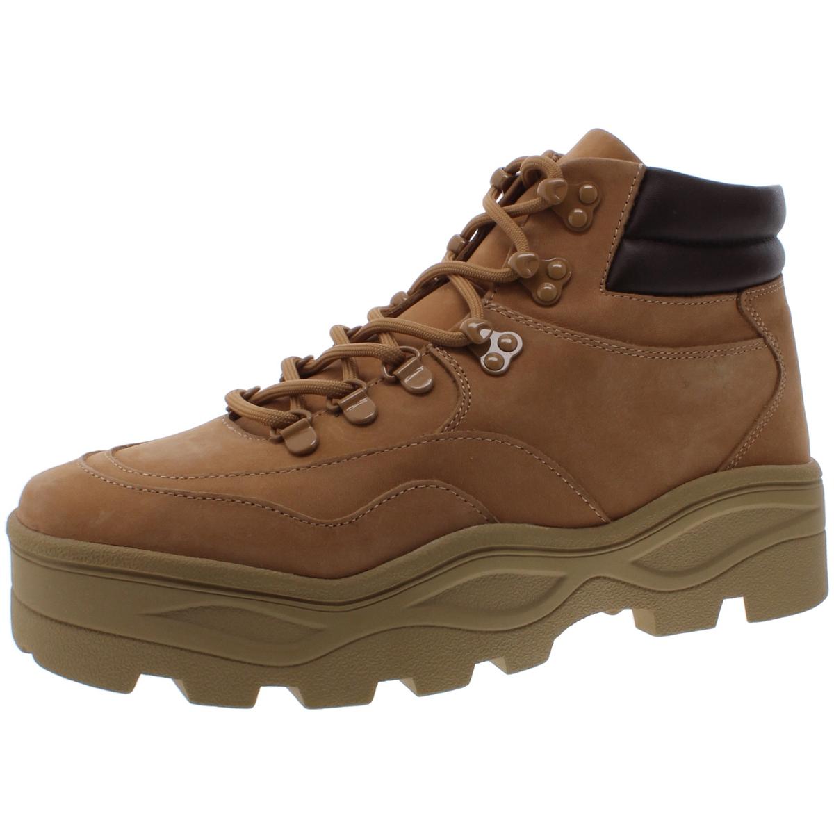 Steve Madden Womens Rockie Tan Hiking Boots Shoes 8.5 Medium (B,M) BHFO ...