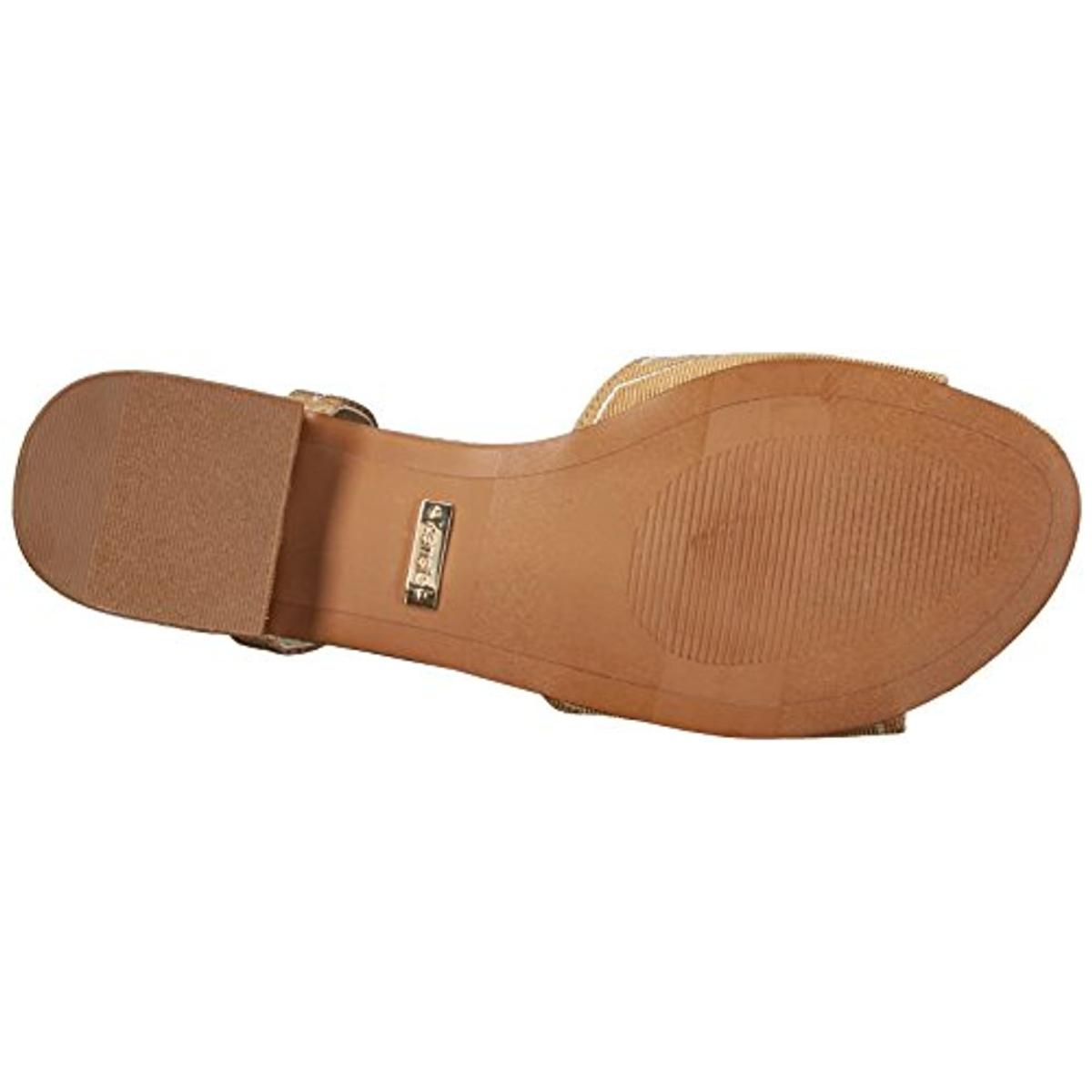 Kensie Womens Katara Embroidered Tassel Open Toe Flat Sandals Shoes ...