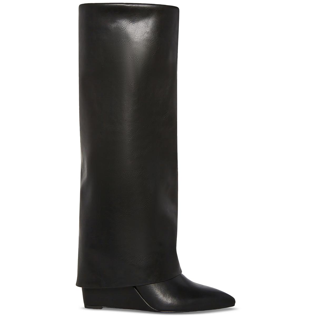 Madden Girl Womens Evanderwc Faux Leather Cuffed Knee-High Boots Shoes BHFO 8026 - Picture 5 of 15