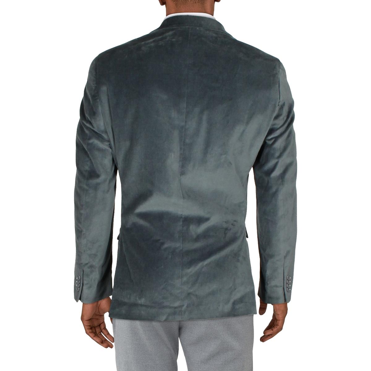 Alfani Mens Velvet Slim Fit Suit Separate Two-Button Blazer Jacket BHFO 9810