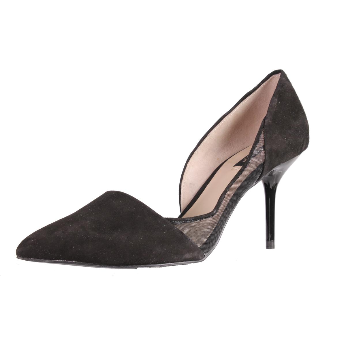 Zara 0946 Womens Black Suede Pointed-Toe Slip On Pumps Shoes 7.5 BHFO ...