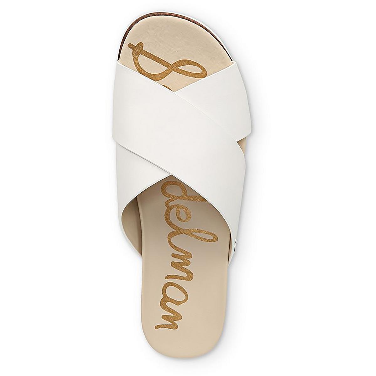 Sam Edelman Womens Audrea Solid Slip On Wedge Slide Sandals Shoes BHFO 8275 - Bild 9 von 9