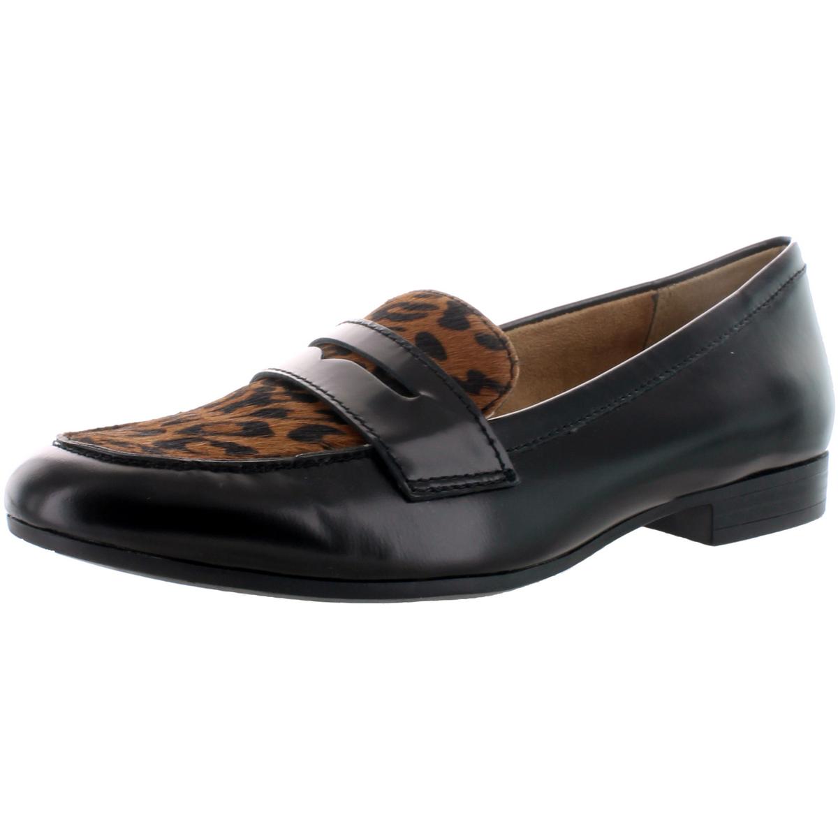 Naturalizer Womens Juliette Black Penny Loafers 7.5 Narrow (AA,N) BHFO ...