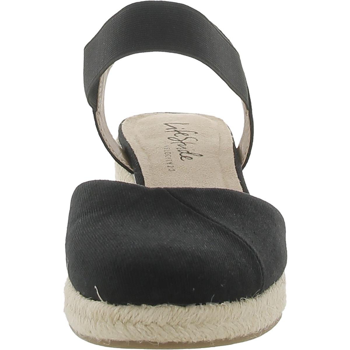 LifeStride Womens Kimmie Ankle Strap Closed Toe Wedge Sandals Shoes BHFO 0231 - Picture 9 of 28